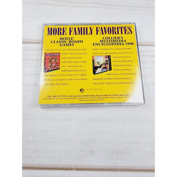 Hoyle Classic Card Games 1997, Sierra USA Win 95 PC Game - Picture 8 of 8